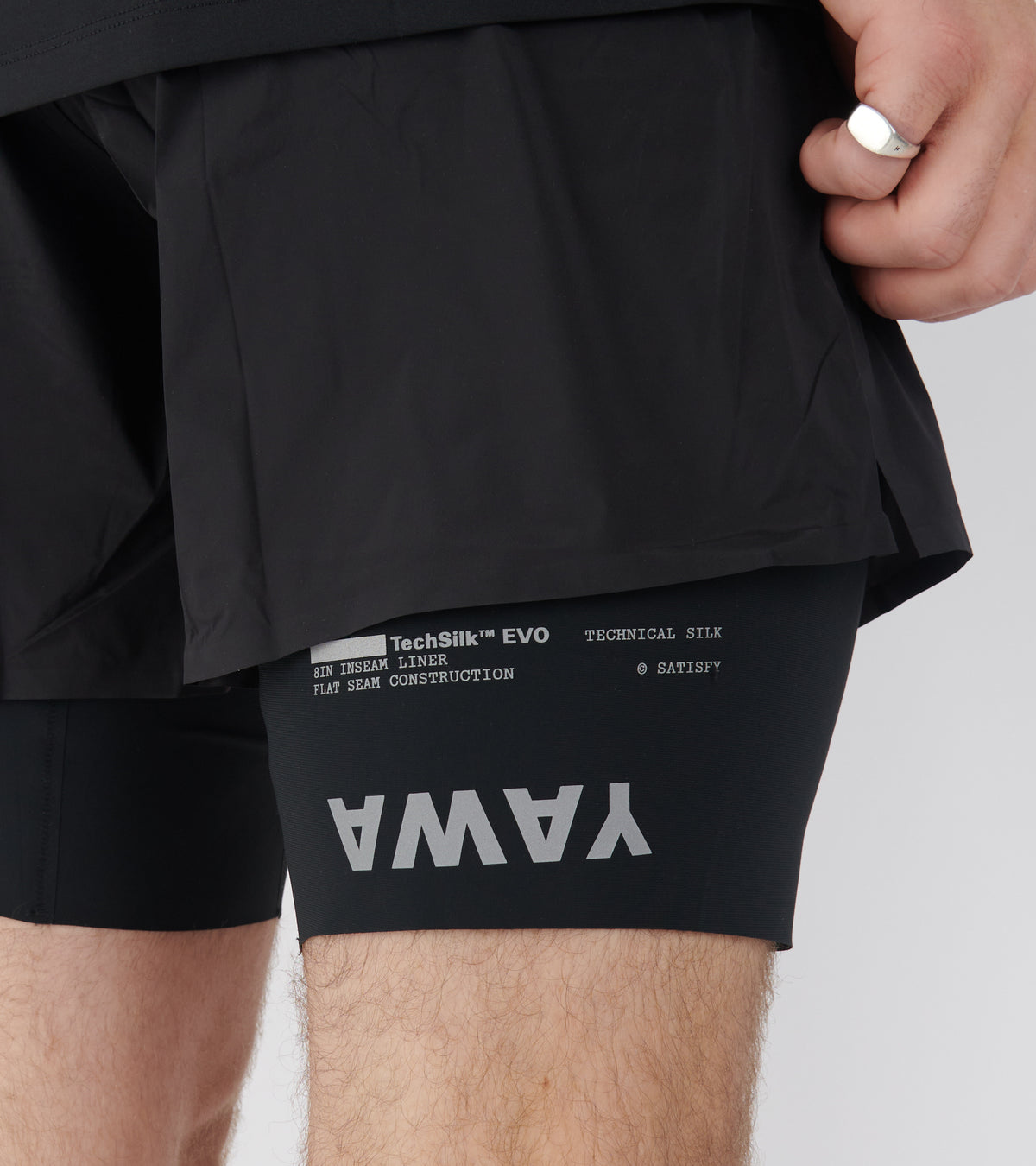 TechSilk 8 Shorts Black