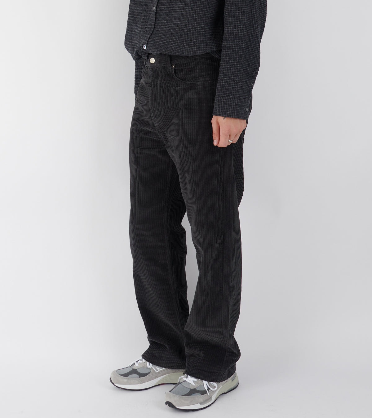 Corduroy Trousers Anthracite