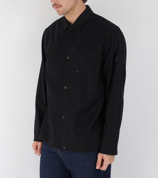 Ghost Wool Overshirt Black
