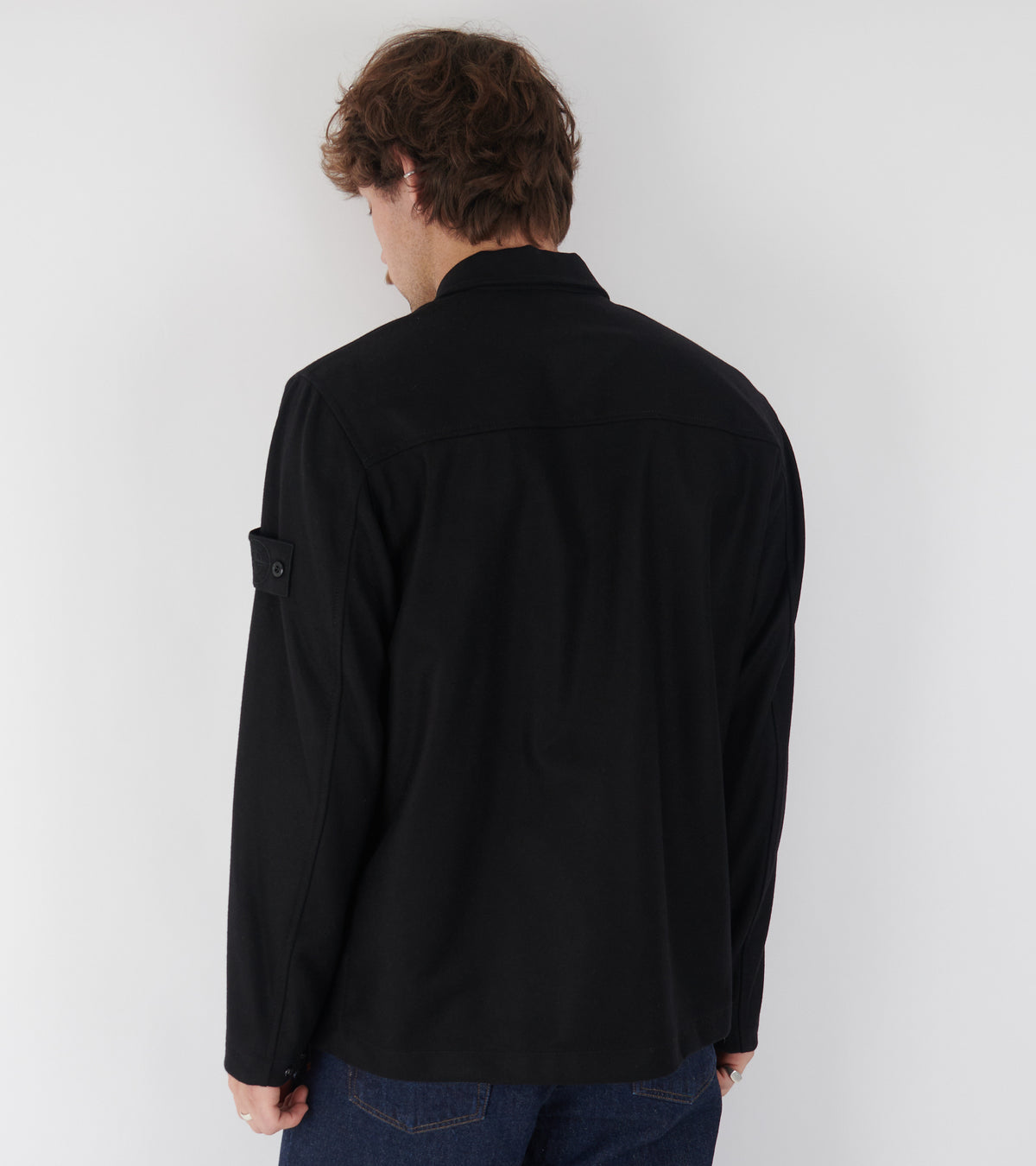 Ghost Wool Overshirt Black