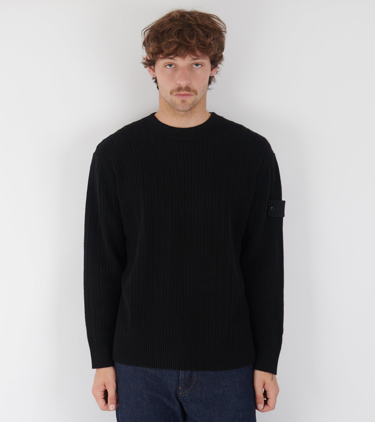 Ghost Structured Knit Black