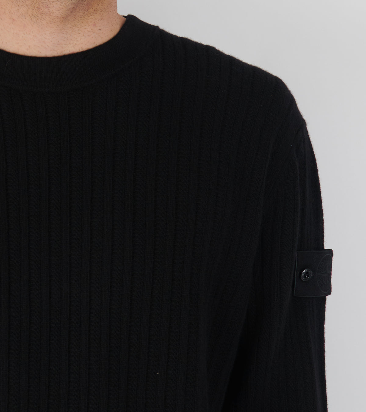 Ghost Structured Knit Black