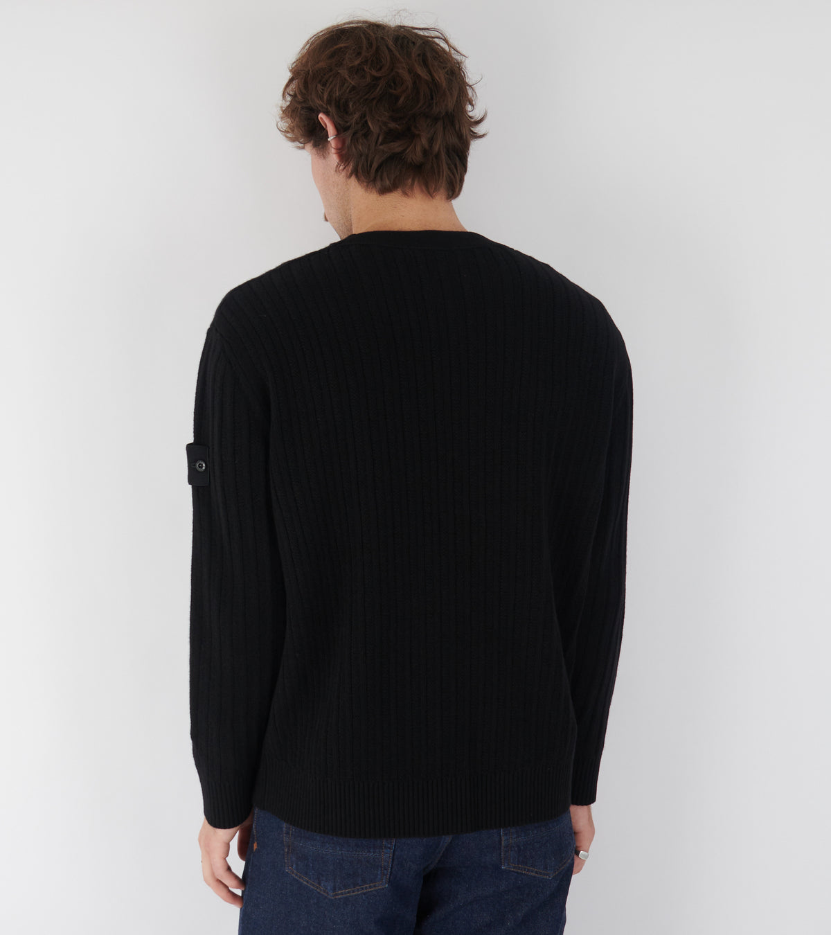 Ghost Structured Knit Black