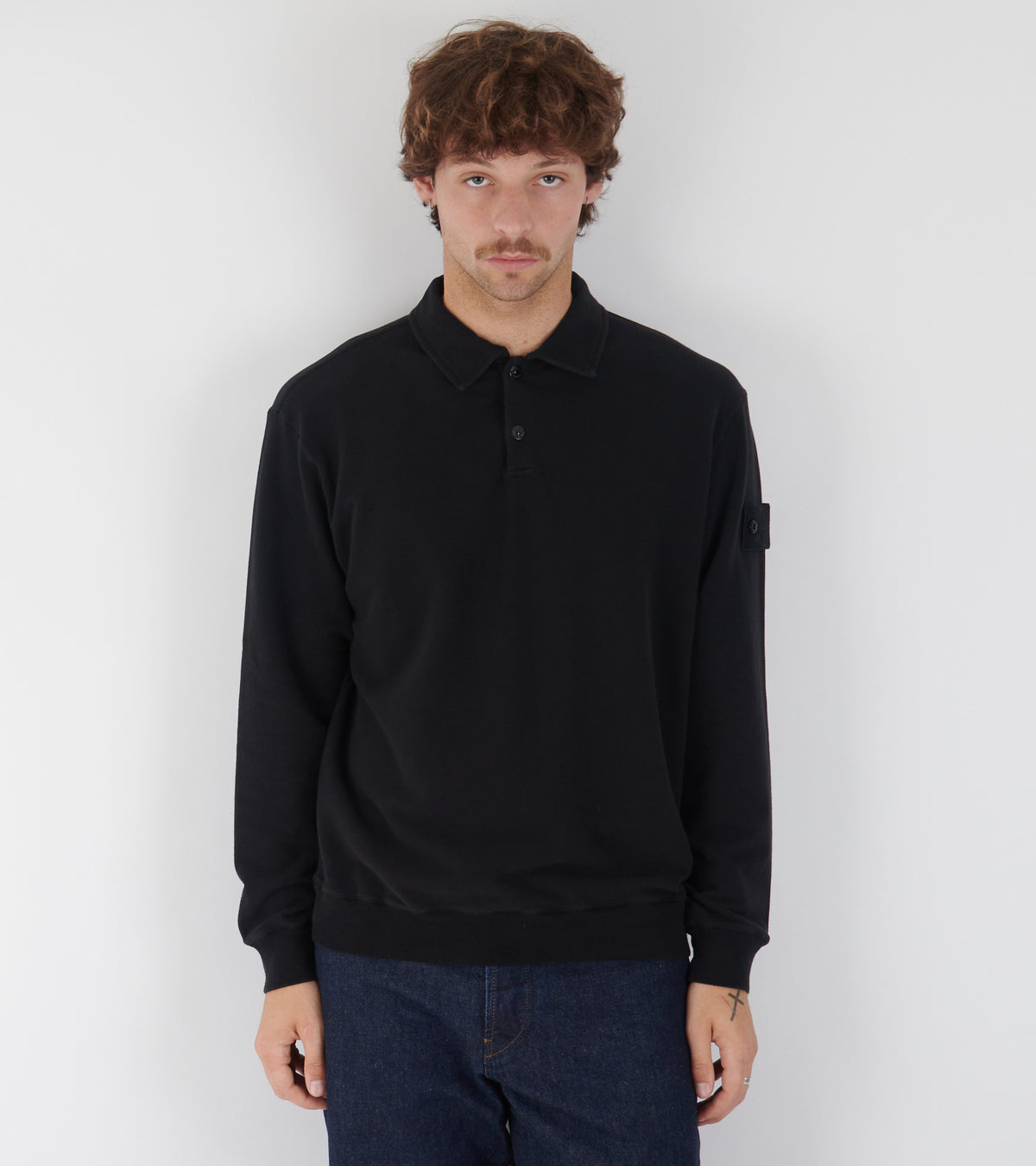 Ghost Polo Sweatshirt Black