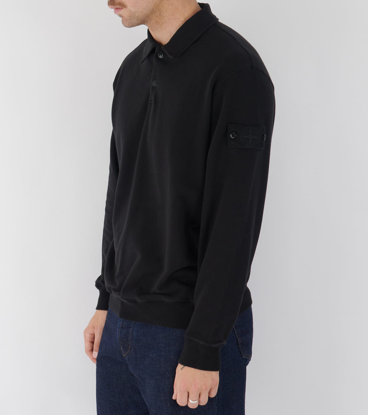 Ghost Polo Sweatshirt Black