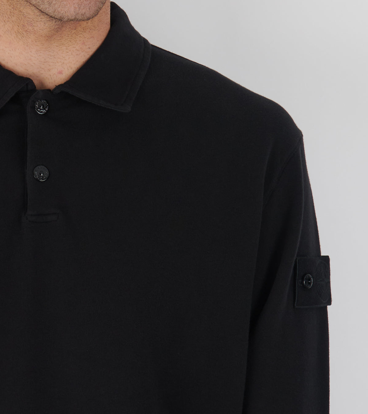 Ghost Polo Sweatshirt Black