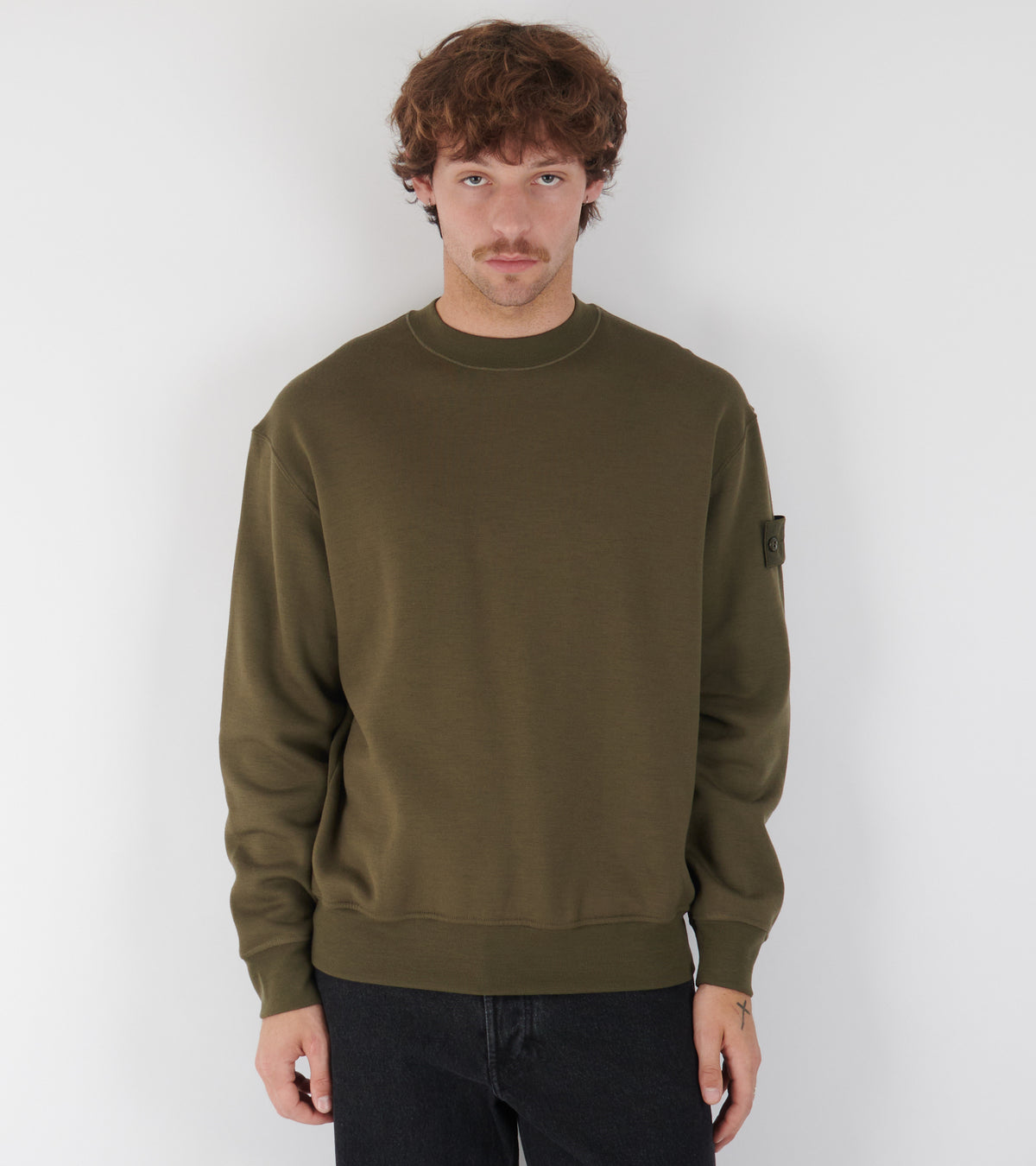 Ghost Wool Crewneck Olive Green