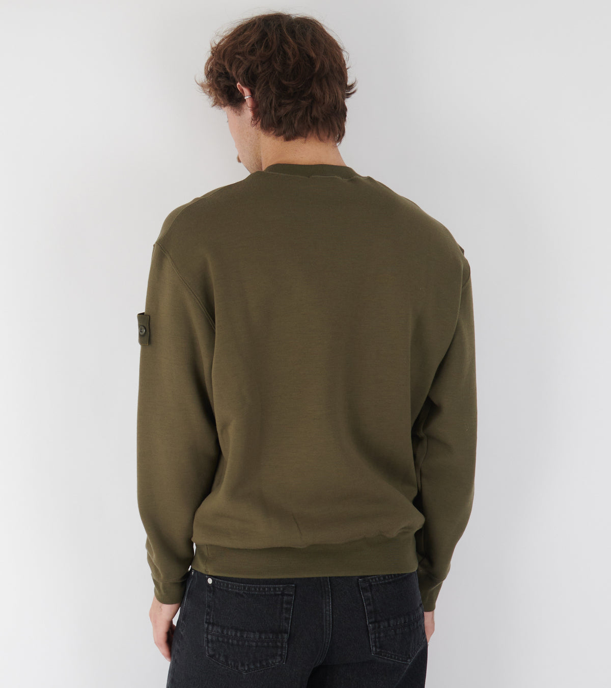 Ghost Wool Crewneck Olive Green