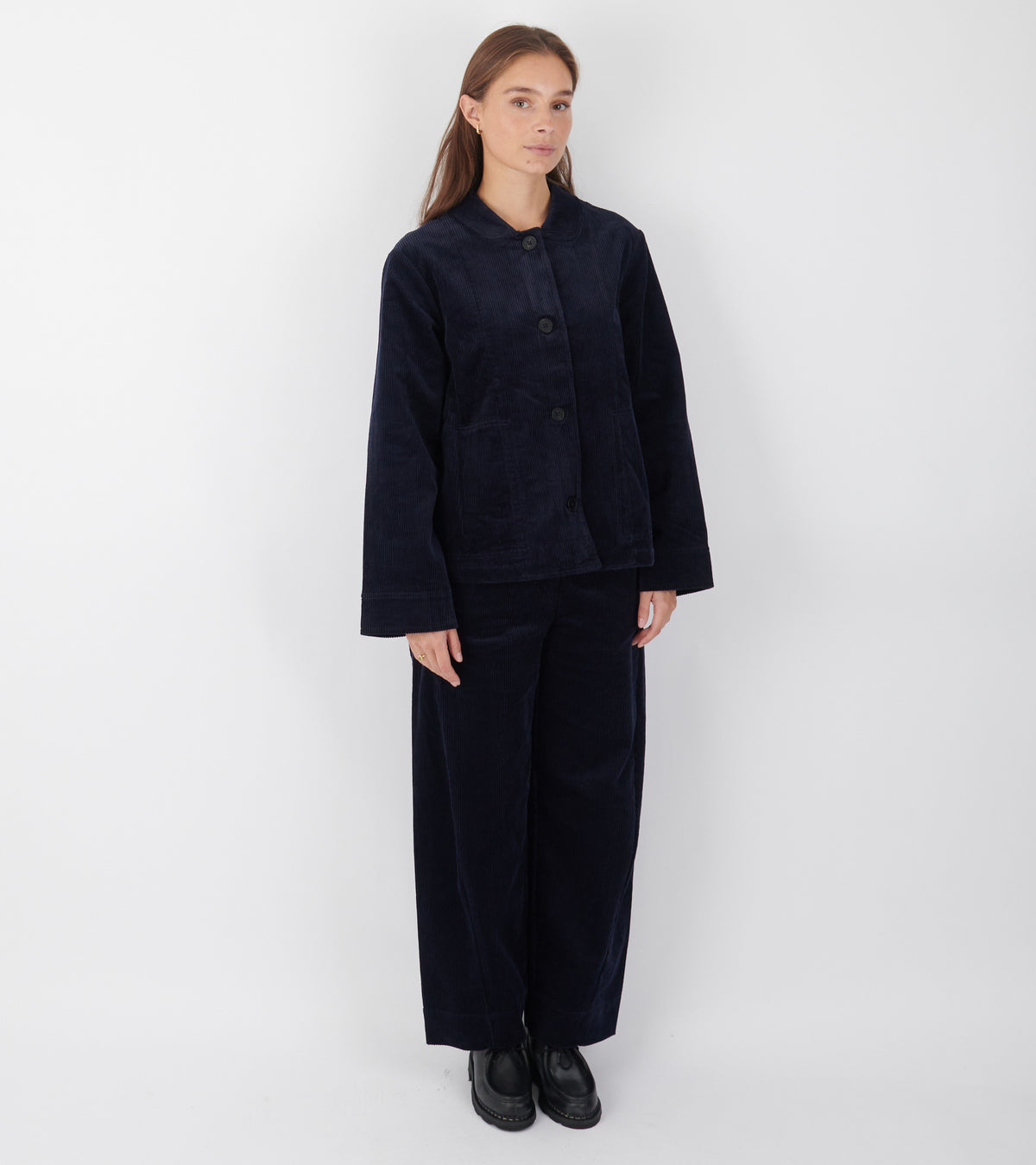 Cotton Cord Jacket Dark Navy
