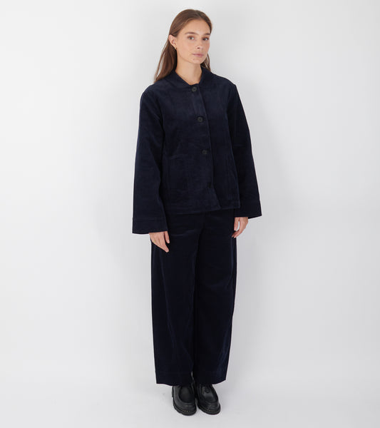 Cotton Cord Jacket Dark Navy