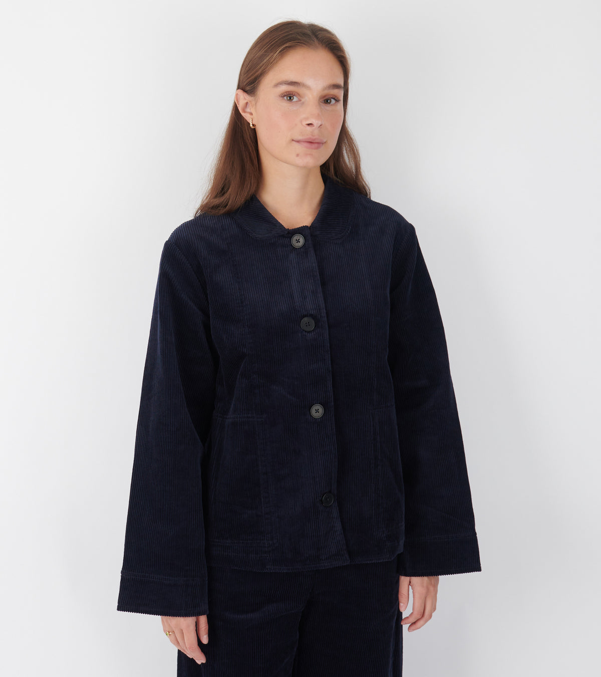 Cotton Cord Jacket Dark Navy