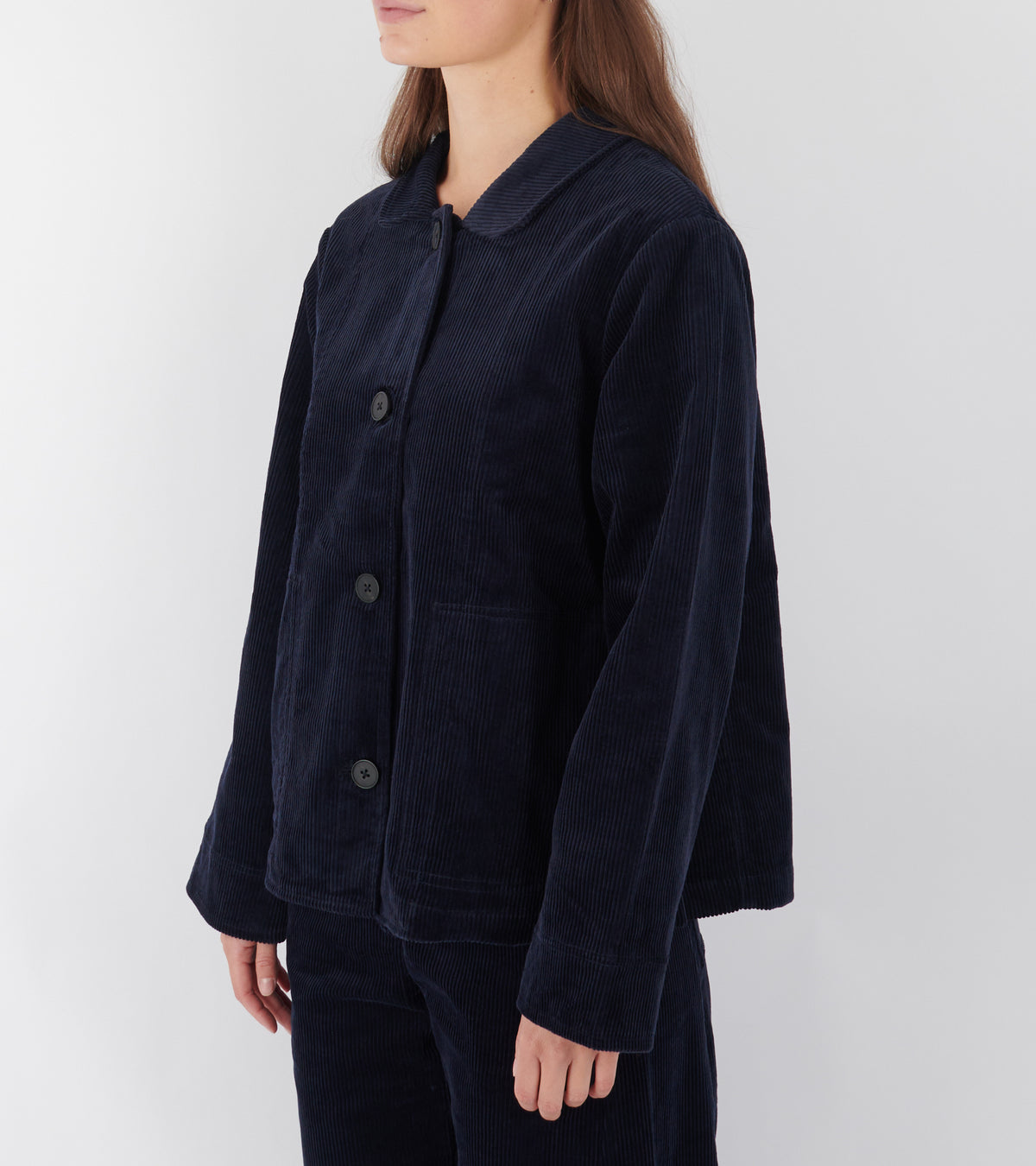 Cotton Cord Jacket Dark Navy