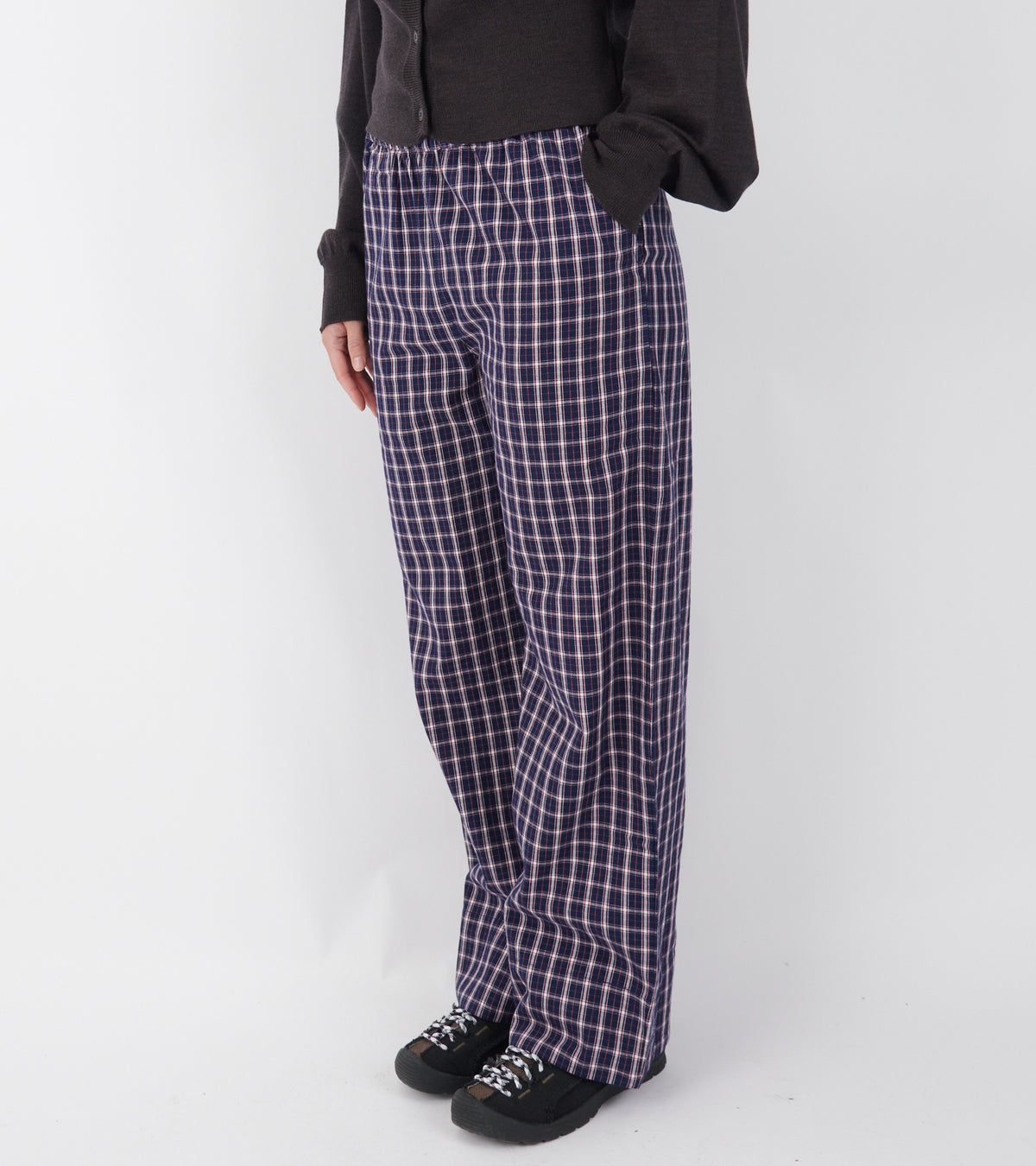 Jasmine Pants Navy/White/Red Check
