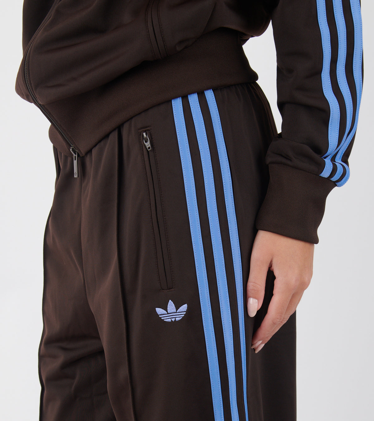 Firebird Loose Track Pants Aurora Coffee / Blue Fusion