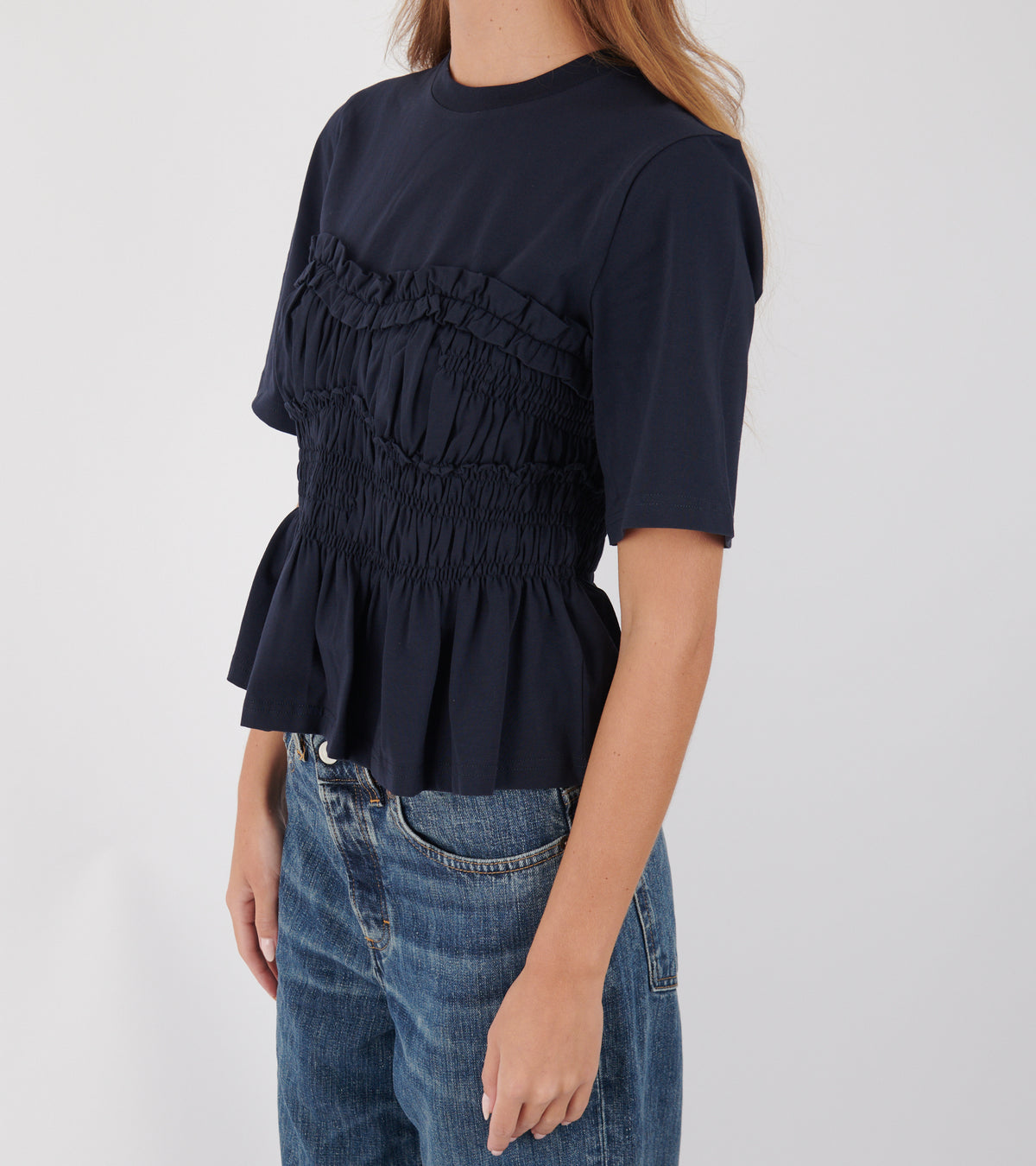 Vilde T-shirt Jersey Navy