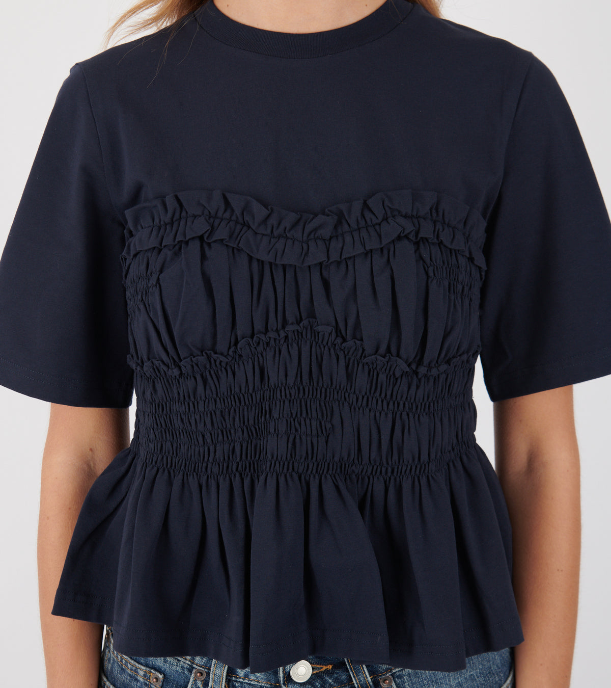 Vilde T-shirt Jersey Navy