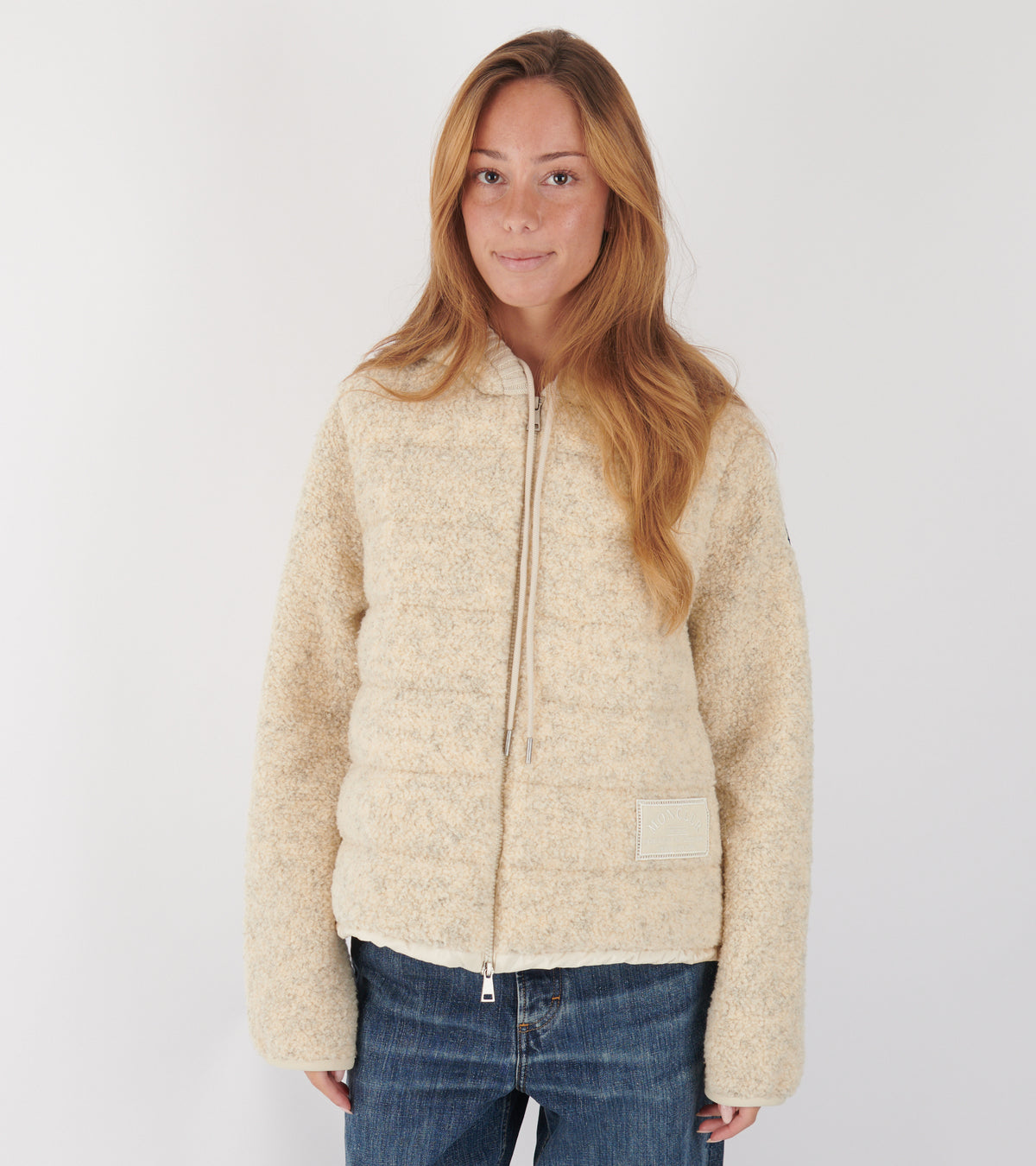 Aperta Zip-Up Cardigan Off-white