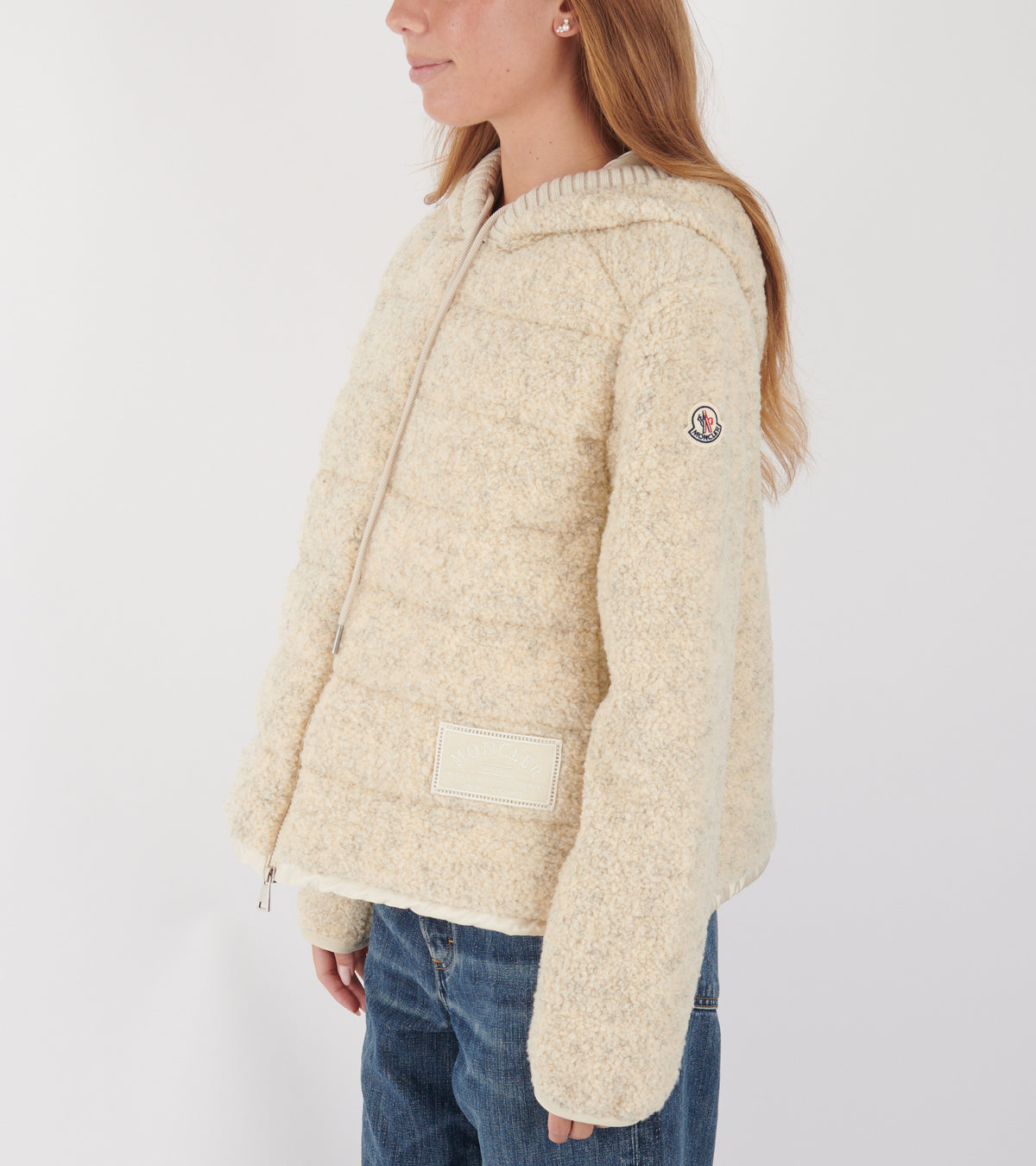 Aperta Zip-Up Cardigan Off-white