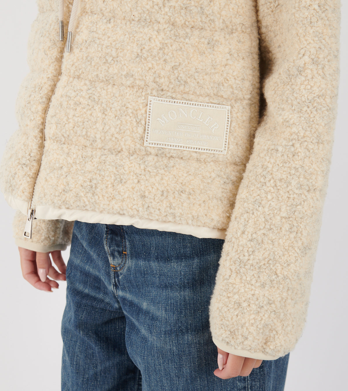 Aperta Zip-Up Cardigan Off-white