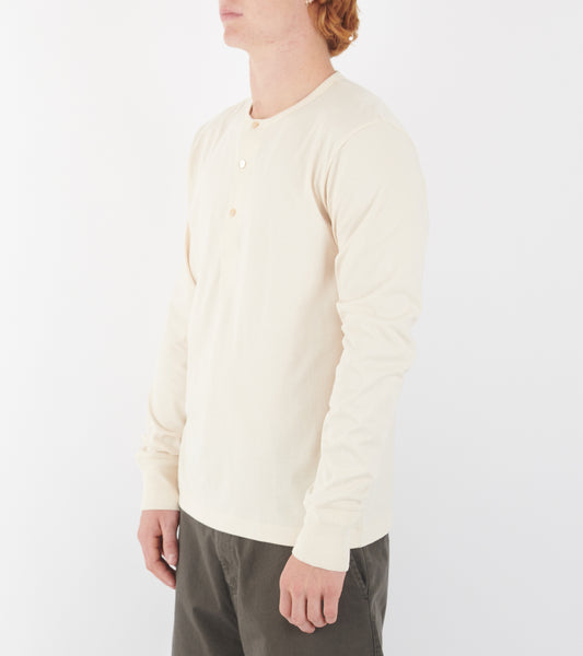206 Men's Loopwheeled Henley Shirt Nature