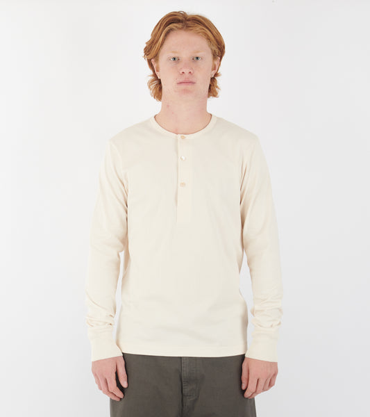 206 Men's Loopwheeled Henley Shirt Nature