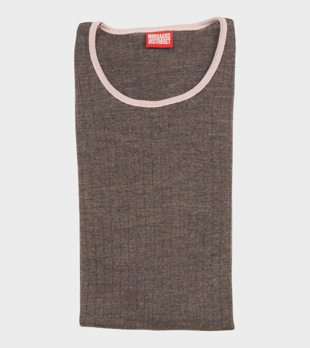 101 Wool Rib Kontrast Brown/Rose