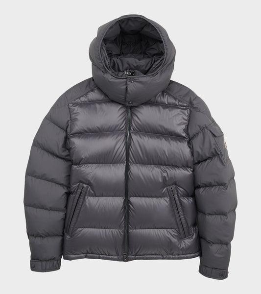 Maya Hooded Down Jacket Grey