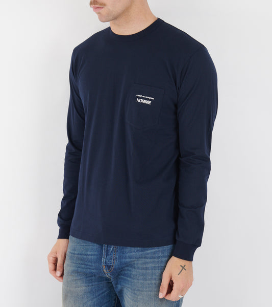 Cotton L/S T-shirt Navy