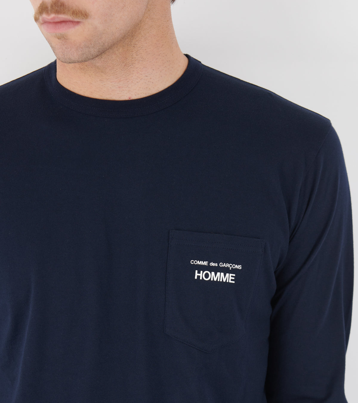 Cotton L/S T-shirt Navy
