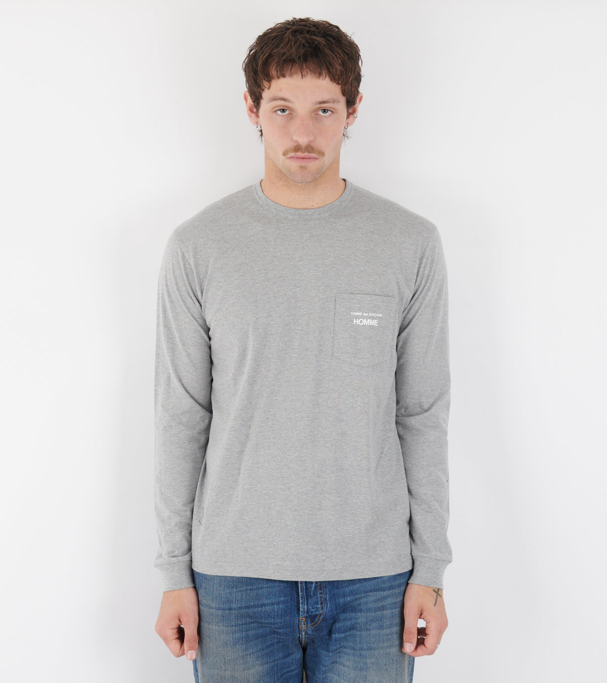 Cotton L/S T-shirt Grey