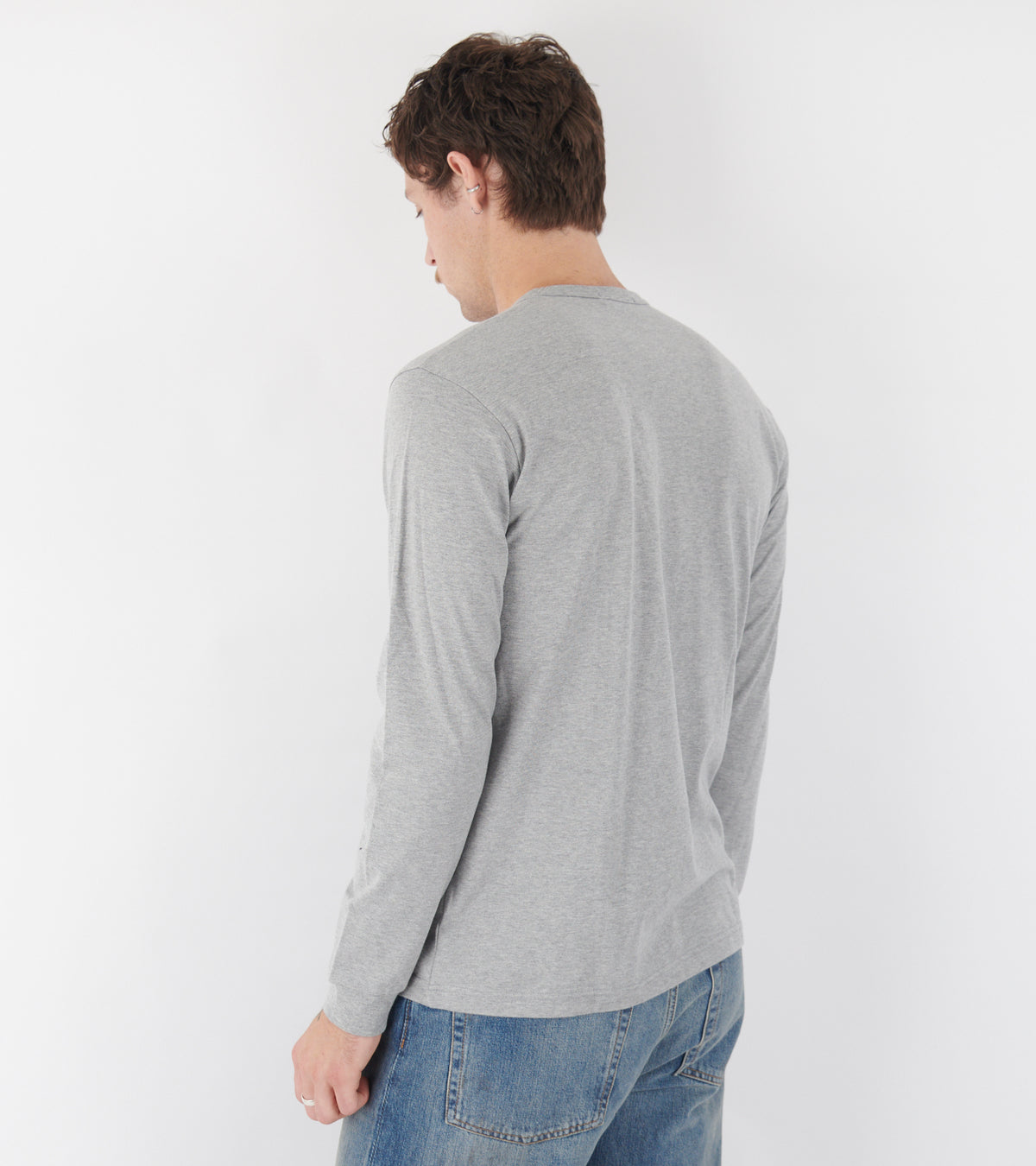 Cotton L/S T-shirt Grey