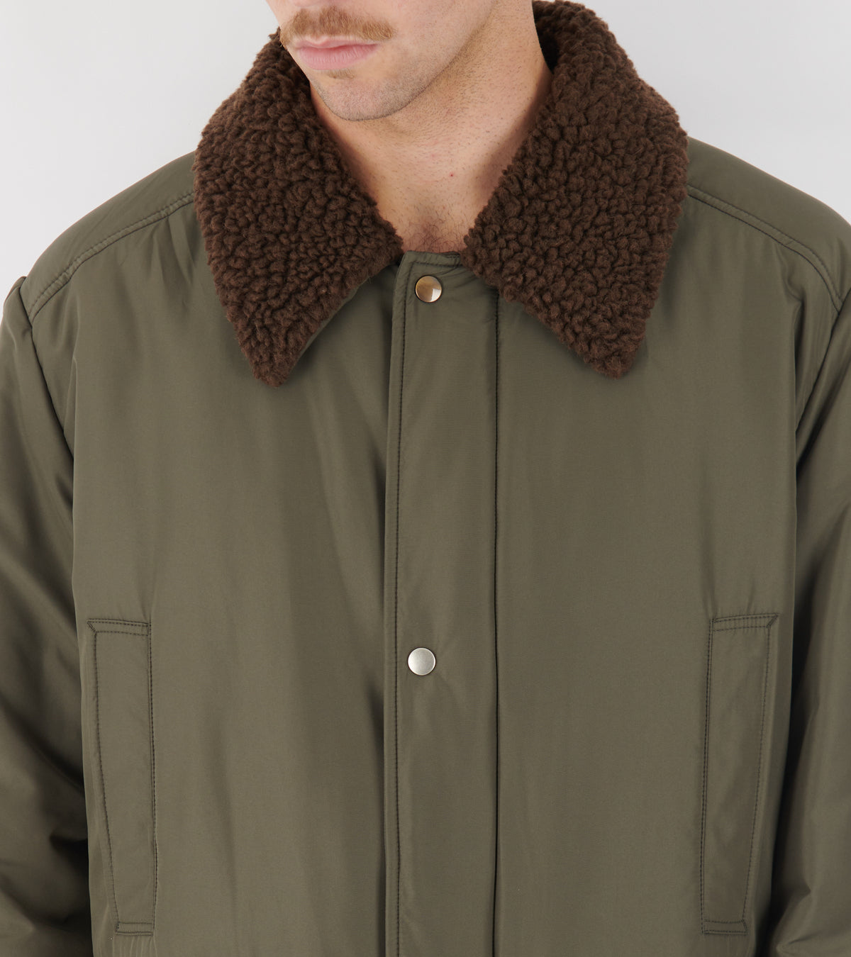 Padded Nylon Jacket Army