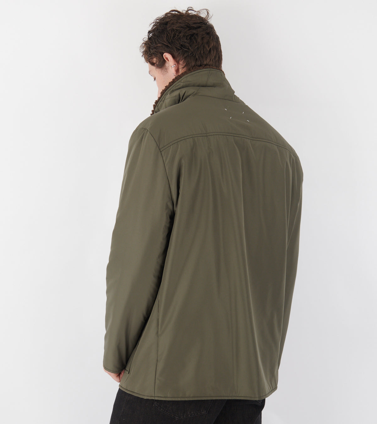 Padded Nylon Jacket Army