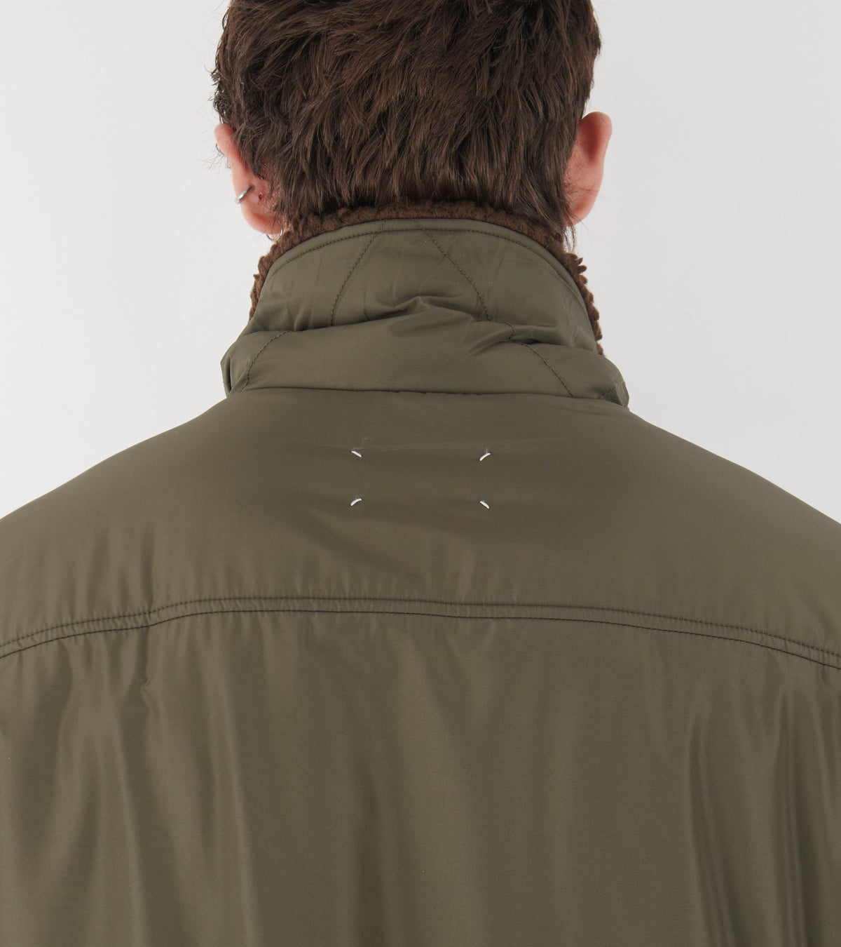 Padded Nylon Jacket Army