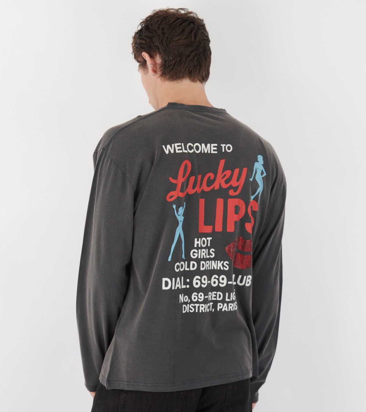 Getting Lucky T-shirt Off-Black