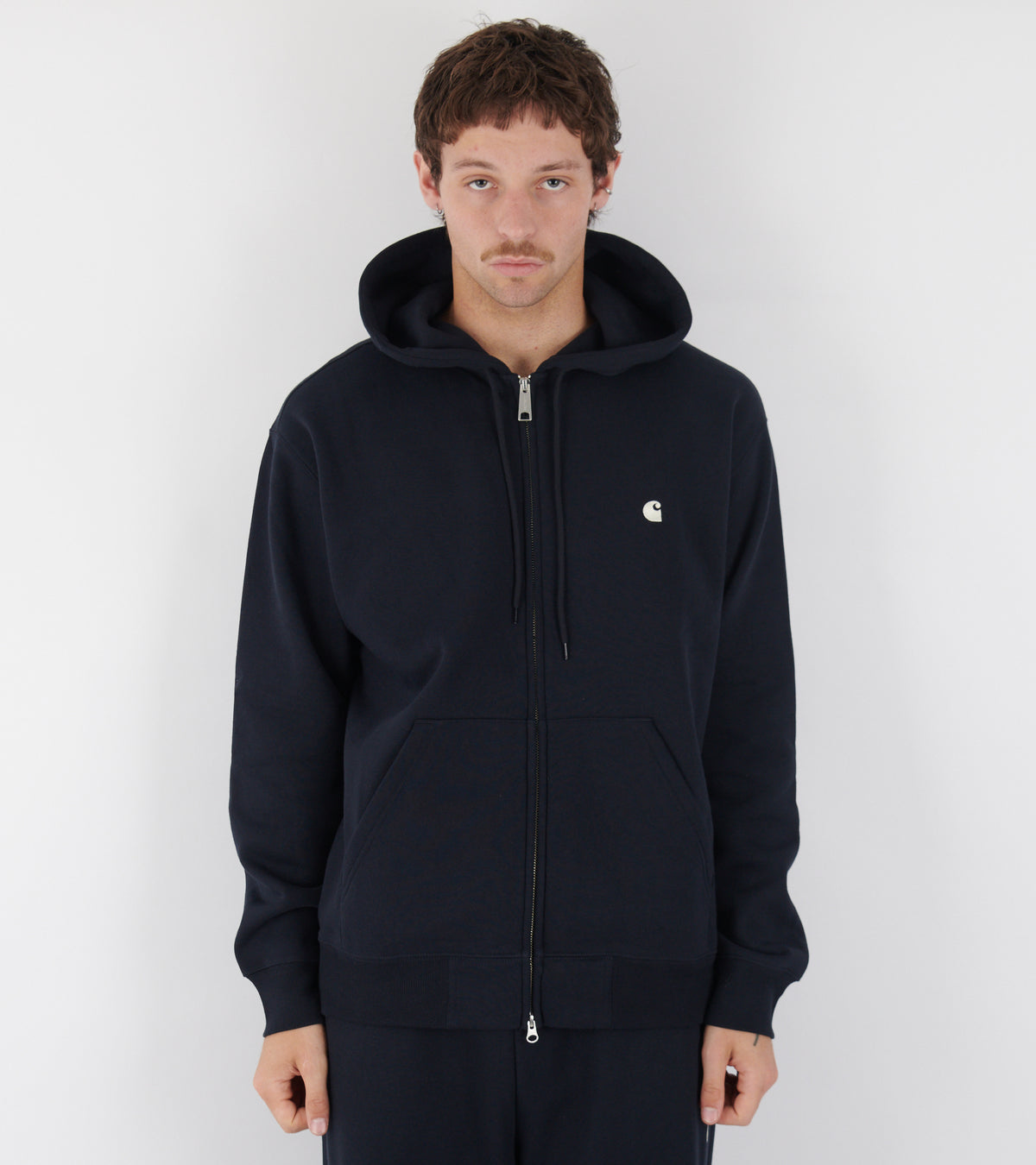 Hooded Mack Jacket Dark Navy/Wax