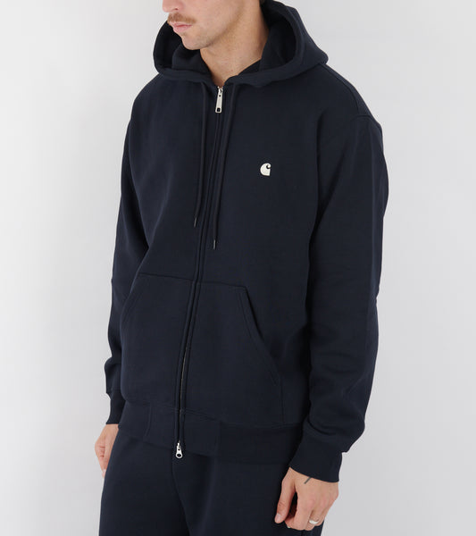 Hooded Mack Jacket Dark Navy/Wax