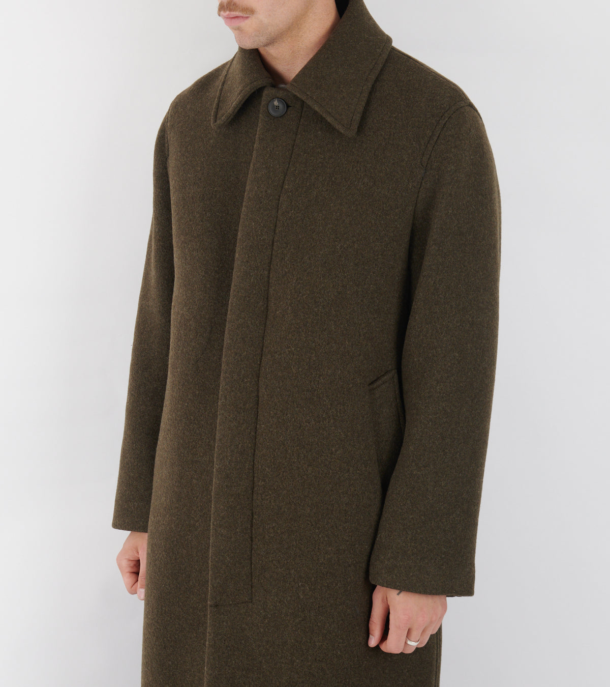 Winter Coat Green Moss