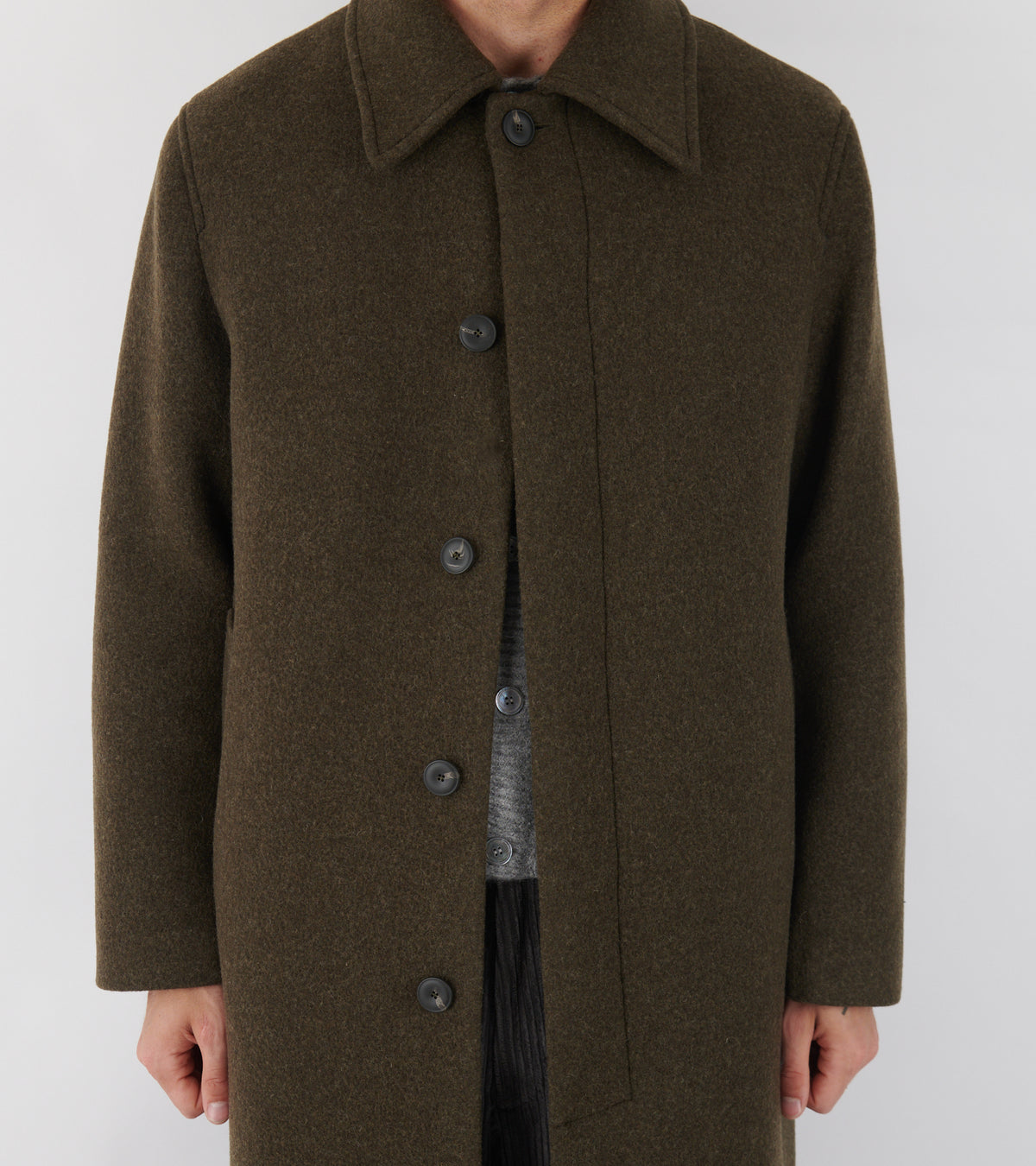 Winter Coat Green Moss