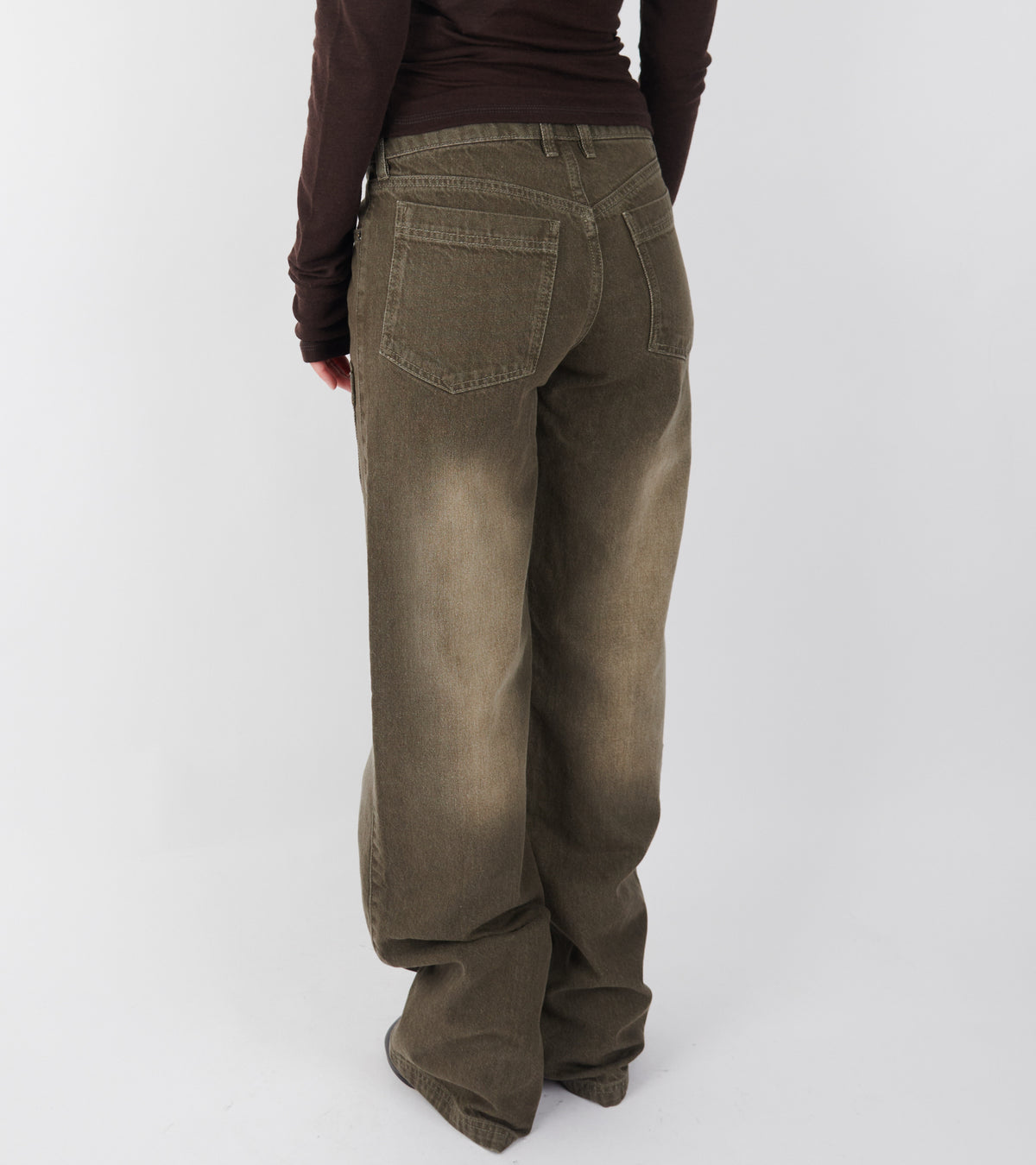 Mia Jeans Dusty Green