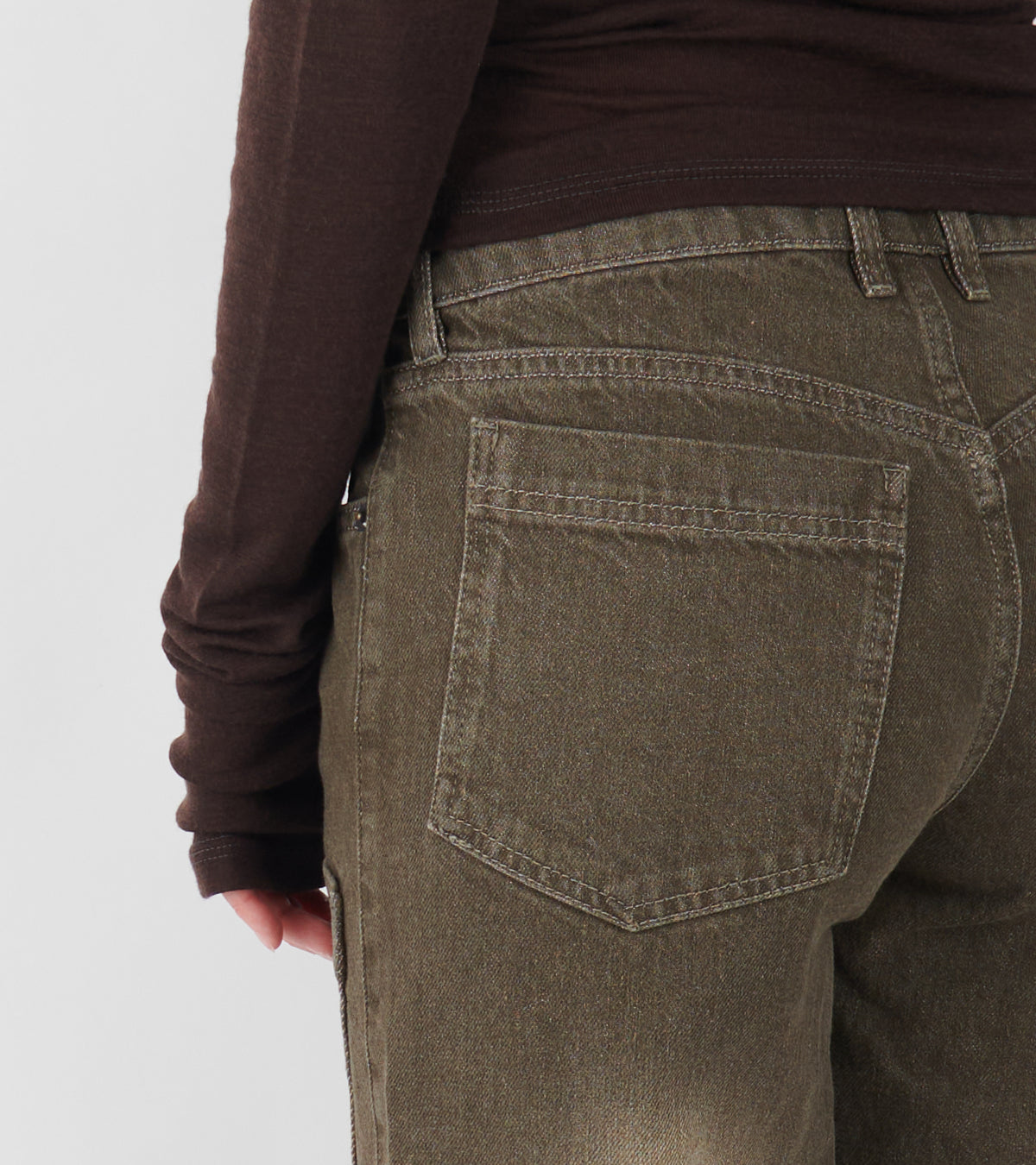 Mia Jeans Dusty Green