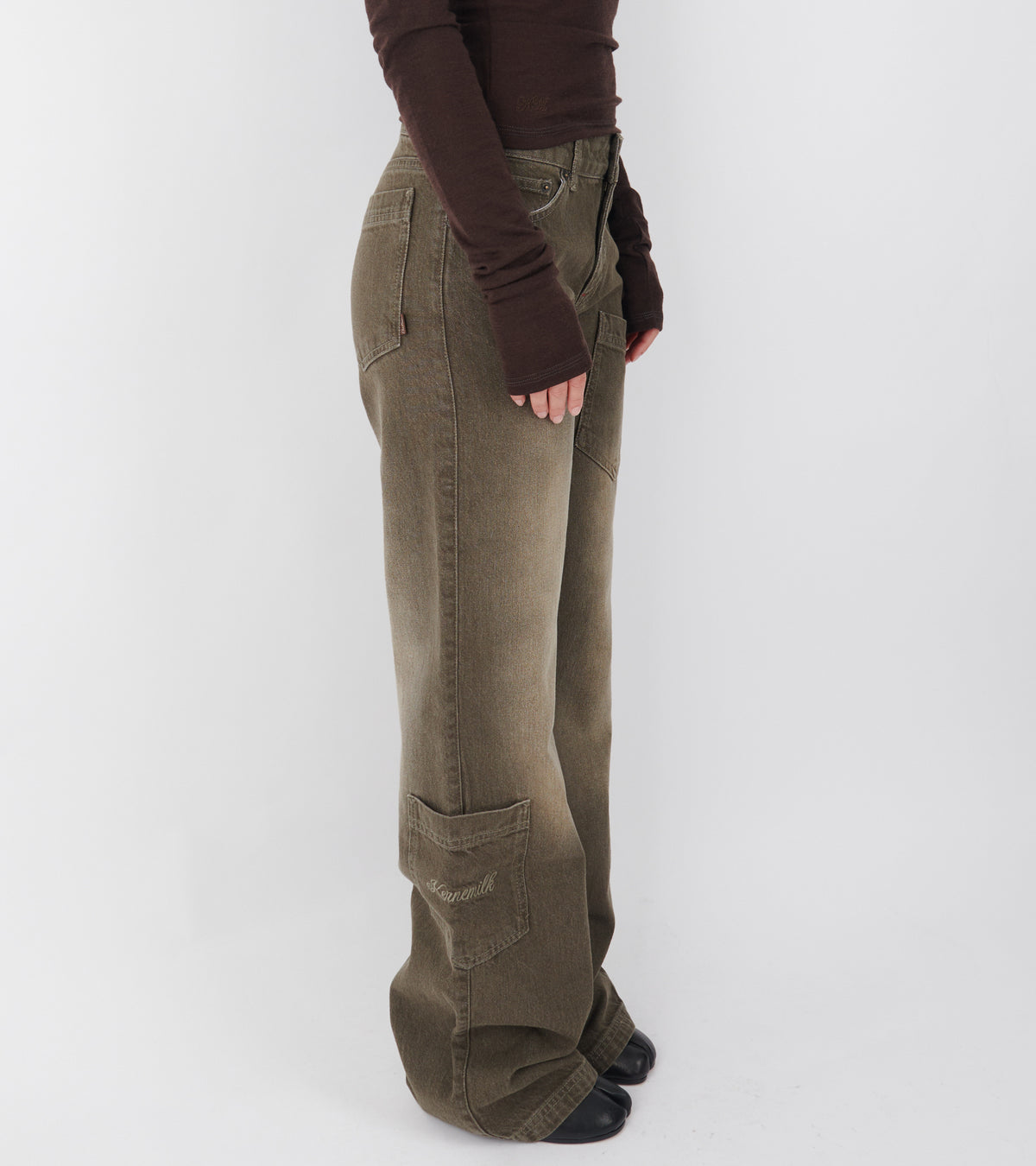 Mia Jeans Dusty Green