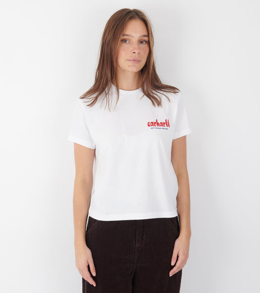 W' S/S Framework T-Shirt White