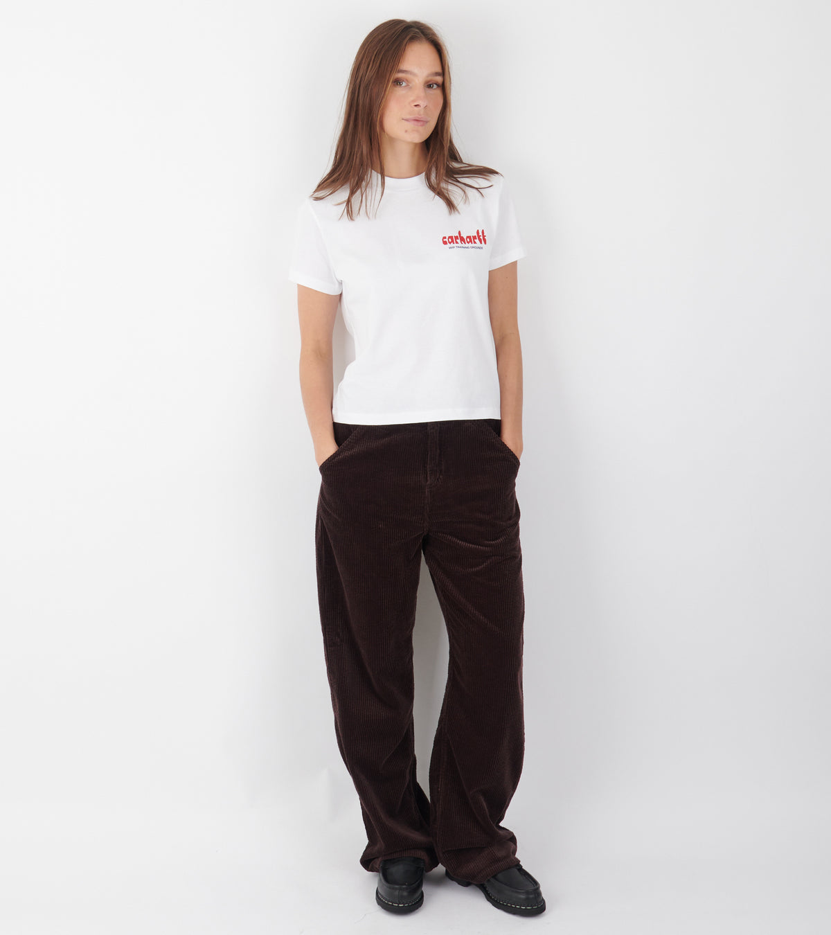 W' S/S Framework T-Shirt White