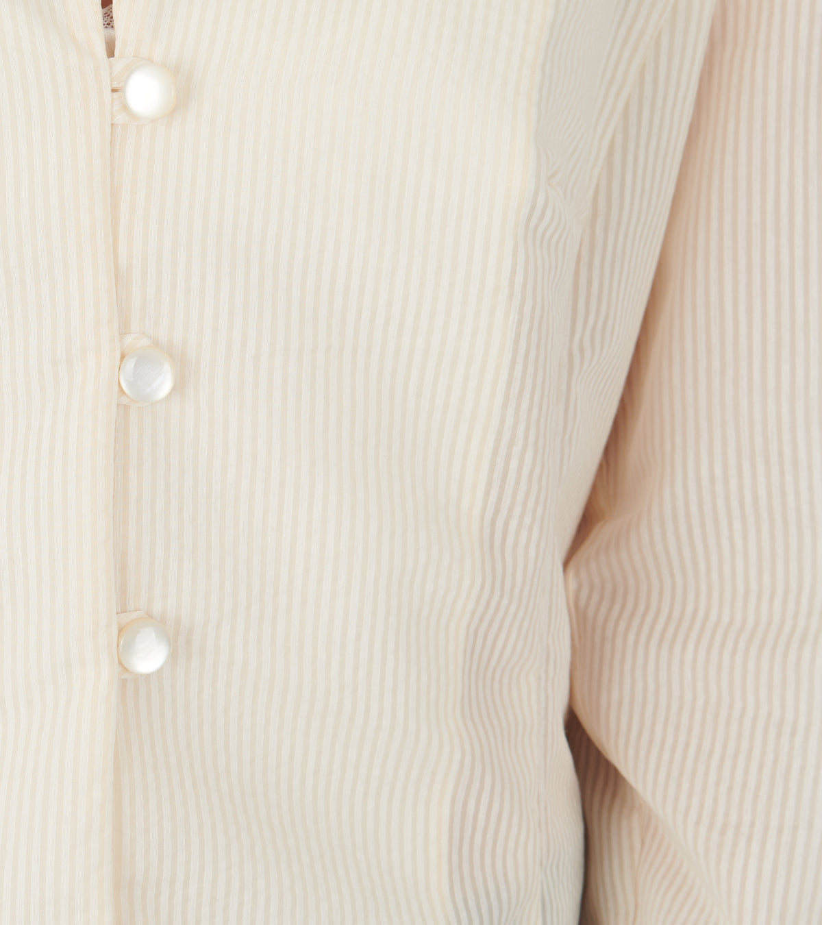 Dan Shirt Striped Ivory