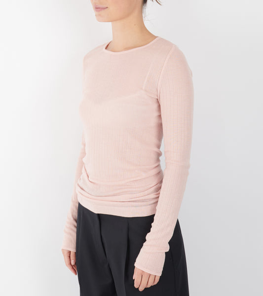 101 Wool Rib Rose