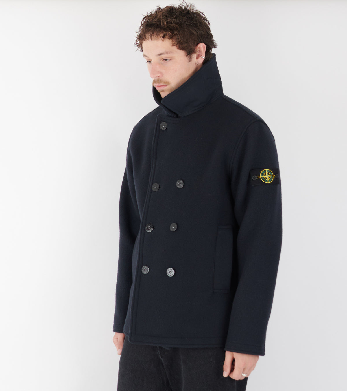 Wool Coat Navy