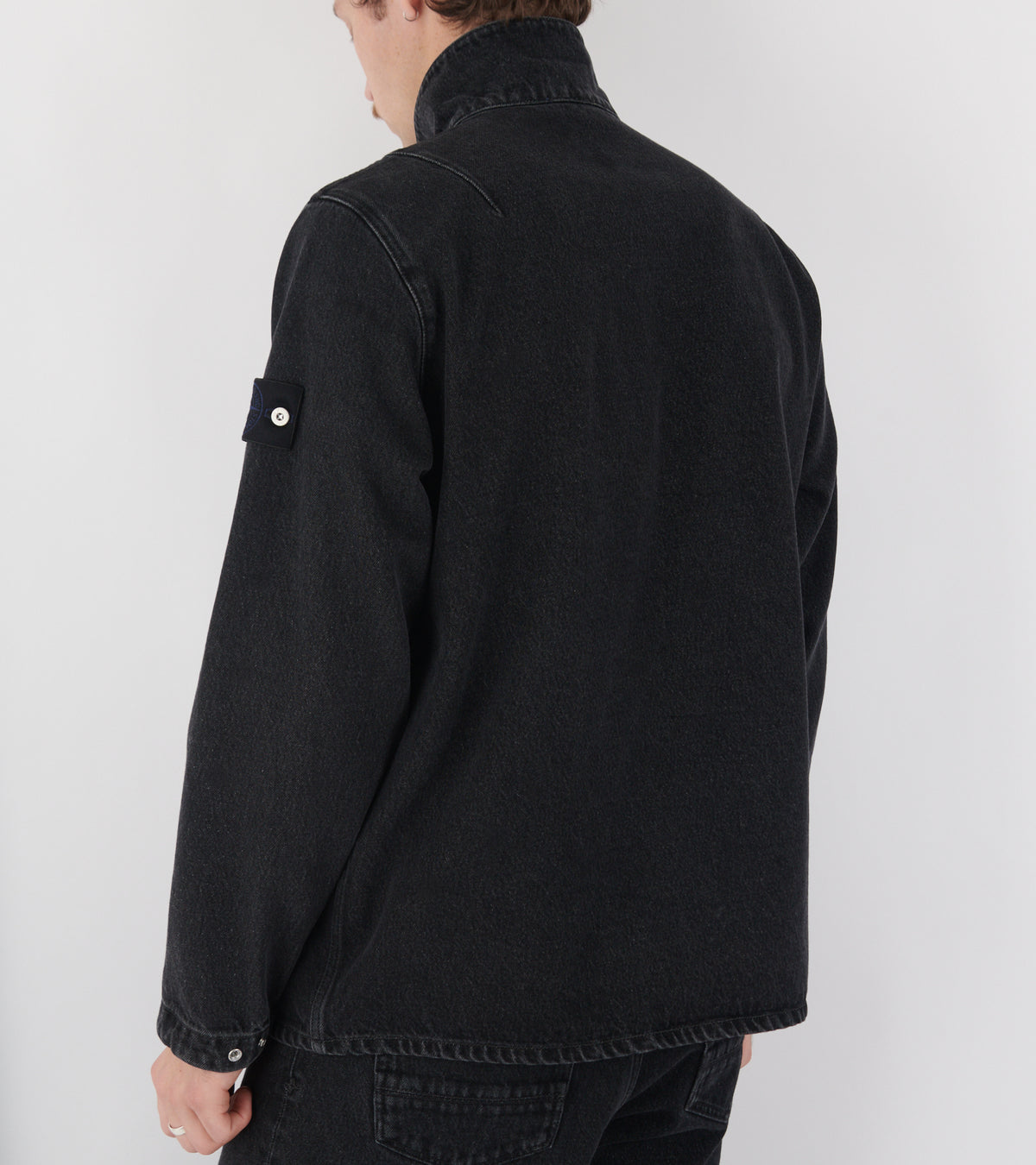 Denim Overshirt Dark Grey