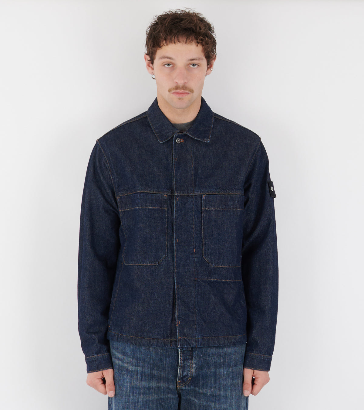 Classic Denim Overshirt Indigo Raw Denim