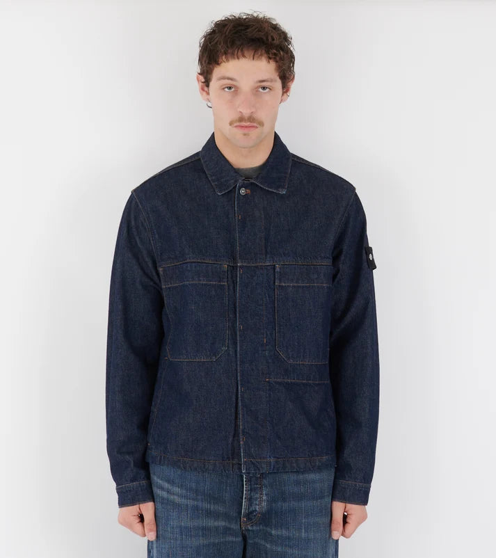 Classic Denim Overshirt Indigo Rinsed